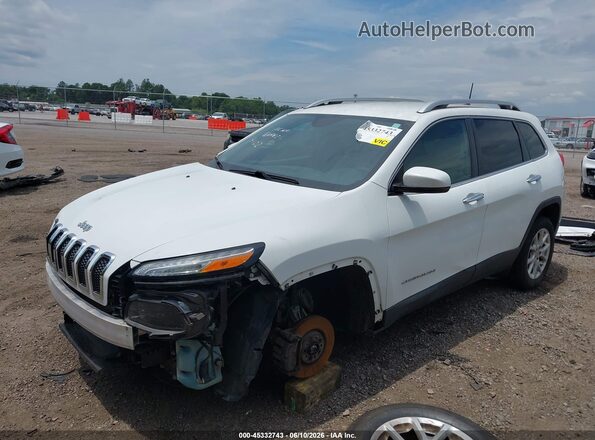1C4PJLCS0HW644102 2017 JEEP CHEROKEE White Առջևի ձախ երեք քառորդ տեսարան