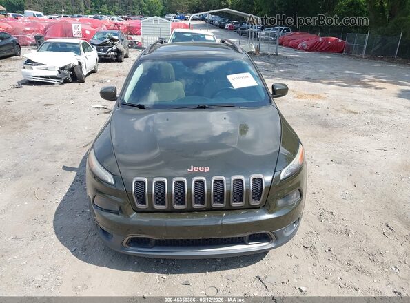 1C4PJLCS6GW351450 2016 JEEP CHEROKEE Зеленый Вид щитка приборов