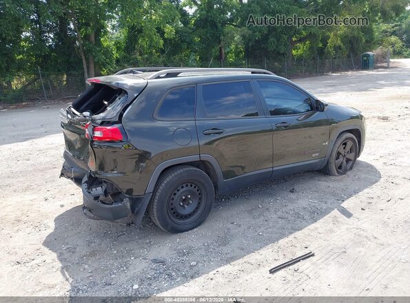 1C4PJLCS6GW351450 2016 JEEP CHEROKEE Зеленый Задняя правая четверть