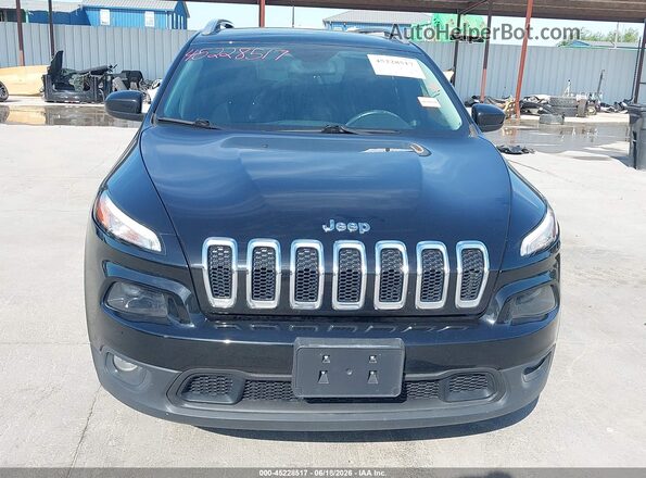 1C4PJLCS9HW554561 2017 JEEP CHEROKEE Black Вид задньої частини салону