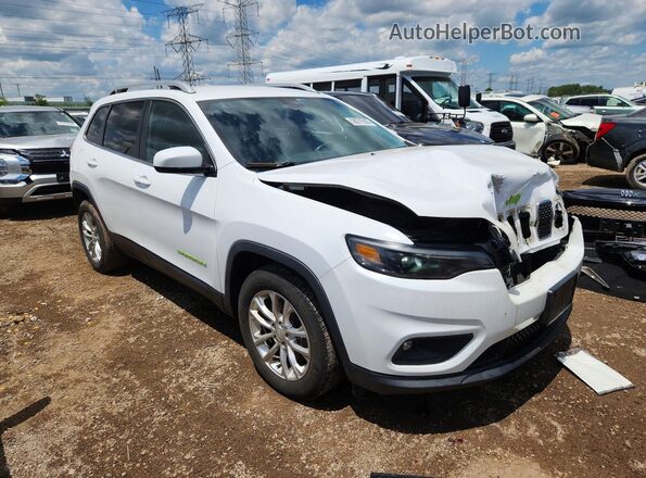 1C4PJLCX1KD145663 2019 JEEP CHEROKEE Белый Передняя правая четверть