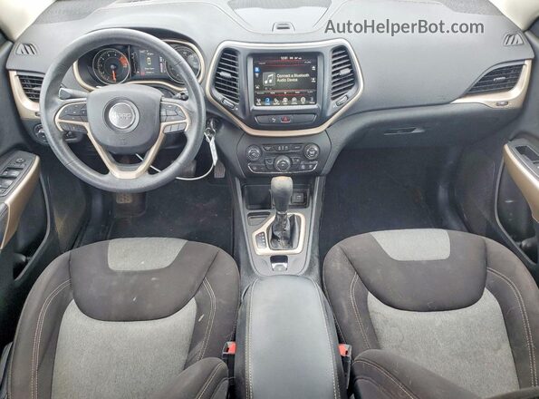 1C4PJLCX2JD590976 2018 JEEP CHEROKEE Charcoal წინა პანელის ხედი