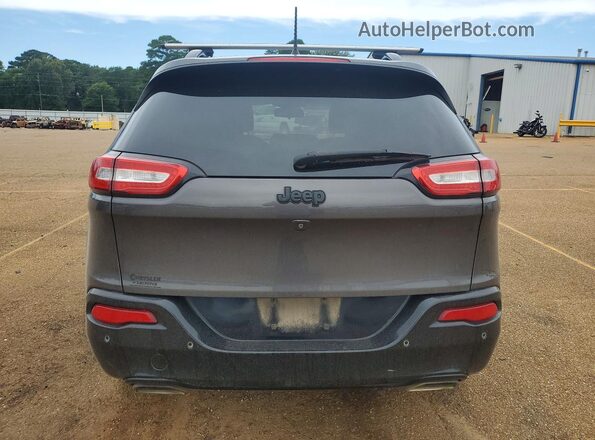 1C4PJLCX2JD590976 2018 JEEP CHEROKEE Charcoal უკანა ხედი
