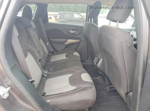 1C4PJLCX2JD590976 2018 JEEP CHEROKEE Charcoal უკანა სავარძლების ხედი
