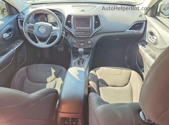 1C4PJLCX4KD384088 2019 JEEP CHEROKEE Black Вид панелі приладів
