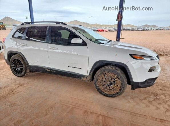 1C4PJLCX7JD621249 2018 JEEP CHEROKEE White Передня права чверть