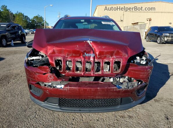 1C4PJLCX8LD507618 2020 JEEP CHEROKEE Maroon Widok z przodu
