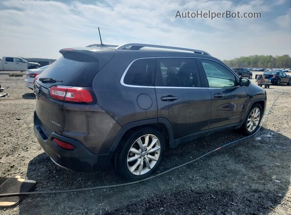 1C4PJLDB0GW138380 2016 JEEP CHEROKEE Charcoal Задня права чверть