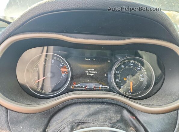 1C4PJLDB0GW138380 2016 JEEP CHEROKEE Charcoal Вид щитка приладів