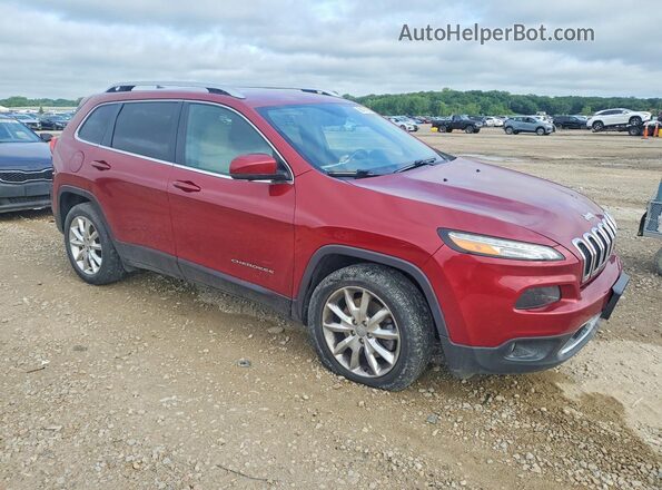 1C4PJLDB0HW559386 2017 JEEP CHEROKEE Maroon Առջևի աջ