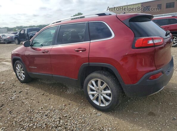 1C4PJLDB0HW559386 2017 JEEP CHEROKEE Maroon Հետևի ձախ