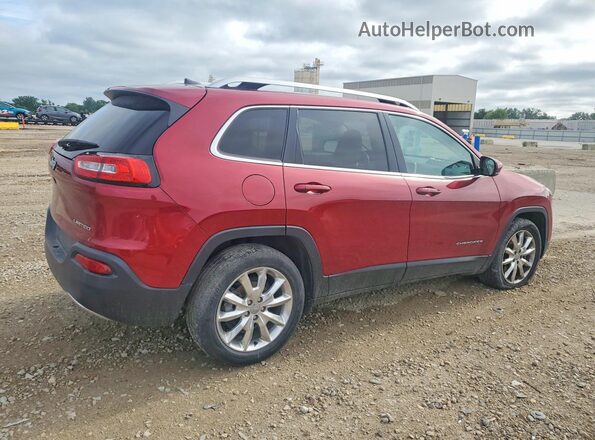 1C4PJLDB0HW559386 2017 JEEP CHEROKEE Maroon Հետևի աջ