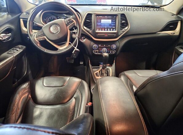 1C4PJLDB1GW281886 2016 JEEP CHEROKEE Black წინა პანელის ხედი