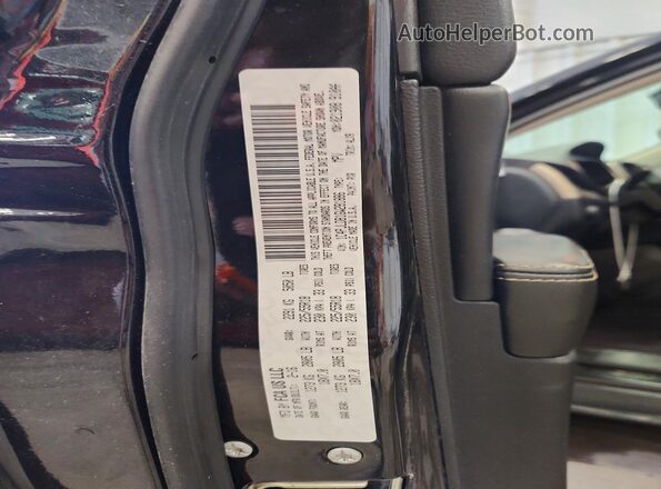 1C4PJLDB1GW281886 2016 JEEP CHEROKEE Black VIN კოდის სტიკერის ხედი