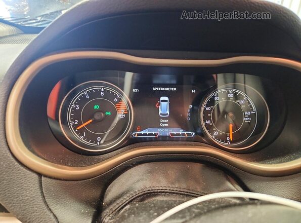 1C4PJLDB1GW281886 2016 JEEP CHEROKEE Black ხელსაწყოთა პანელის ხედი