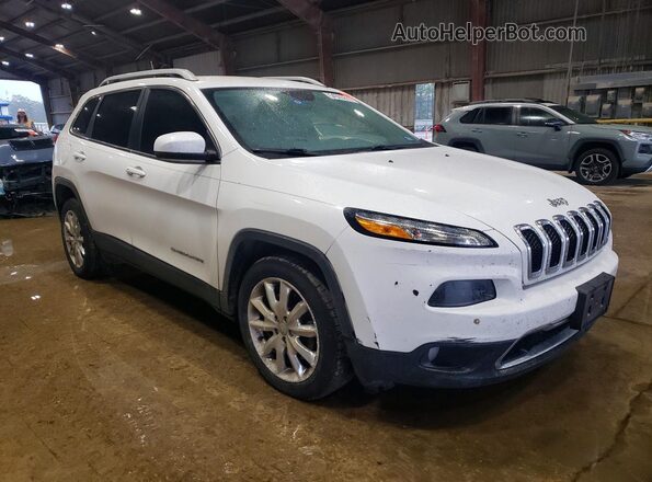 1C4PJLDB1HW603993 2017 JEEP CHEROKEE White Front right