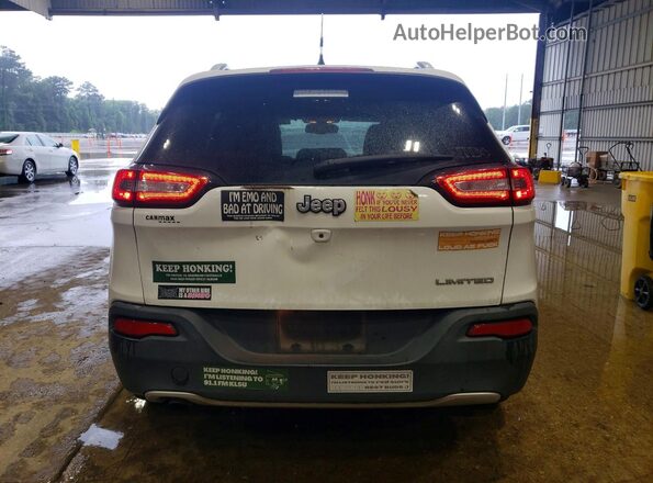 1C4PJLDB1HW603993 2017 JEEP CHEROKEE White Rear view
