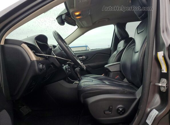 1C4PJLDB3HW522168 2017 JEEP CHEROKEE Gray Vista interior delantera