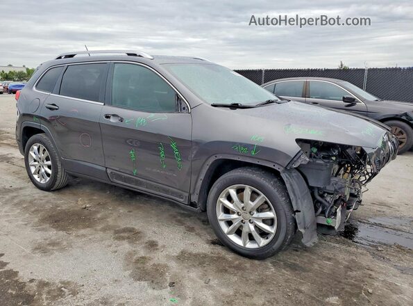 1C4PJLDB3HW522168 2017 JEEP CHEROKEE Gray Delantero derecho