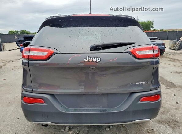 1C4PJLDB3HW522168 2017 JEEP CHEROKEE Gray Vista trasera