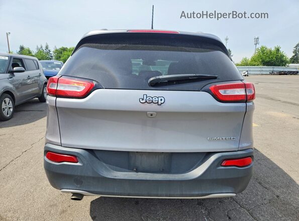 1C4PJLDB3HW566039 2017 JEEP CHEROKEE Silver Vista trasera