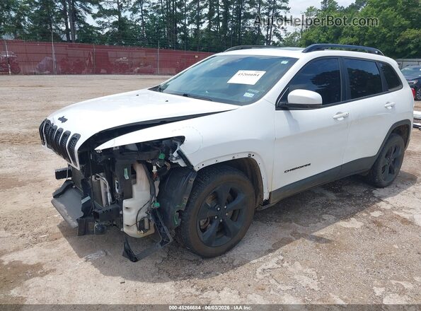 1C4PJLDB3JD539263 2018 JEEP CHEROKEE Белый Передняя левая четверть