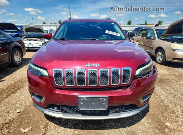 1C4PJLDB3KD343146 2019 JEEP CHEROKEE Red Widok z przodu