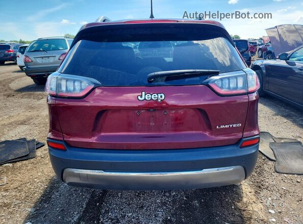 1C4PJLDB3KD343146 2019 JEEP CHEROKEE Red Widok z tyłu
