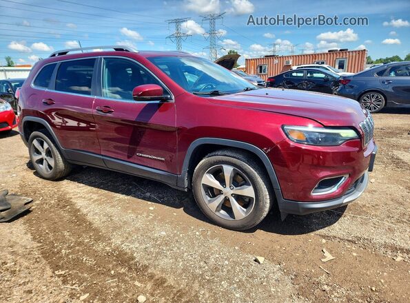 1C4PJLDB3KD343146 2019 JEEP CHEROKEE Red Przód prawy