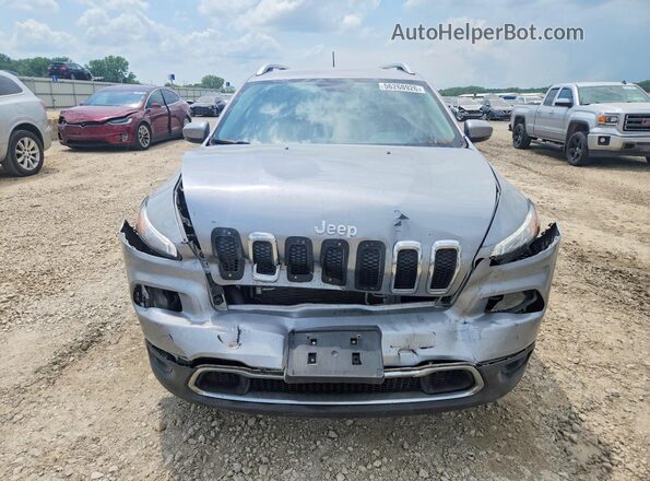 1C4PJLDB4JD528255 2018 JEEP CHEROKEE Silver Դիմացի տեսք
