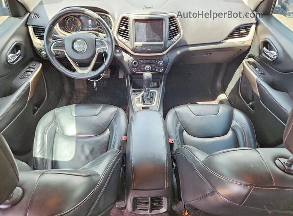 1C4PJLDB4JD574264 2018 JEEP CHEROKEE Gray Vista del salpicadero