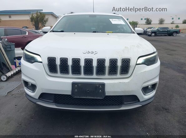 1C4PJLDB4KD196061 2019 JEEP CHEROKEE White უკანა სალონის ხედი