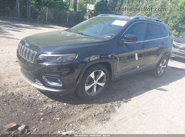 1C4PJLDB4KD439318 2019 JEEP CHEROKEE Black Vista tres cuartos delantera izquierda