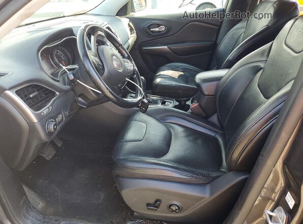 1C4PJLDB4LD605452 2020 JEEP CHEROKEE Угольный Вид салона спереди
