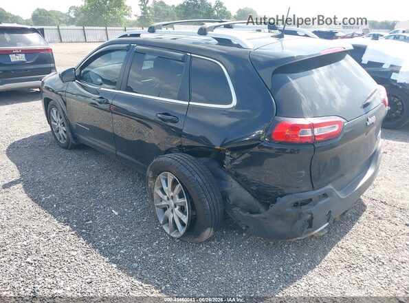 1C4PJLDB5JD504028 2018 JEEP CHEROKEE Black Trasero izquierdo