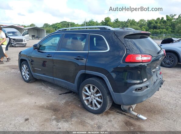 1C4PJLDB5JD565315 2018 JEEP CHEROKEE Black Հետևի ձախ