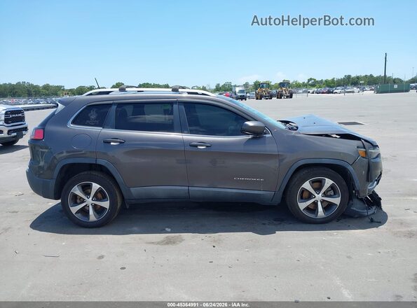 1C4PJLDB5KD170262 2019 JEEP CHEROKEE Gray Սալոնի հետևի տեսք