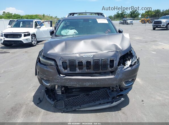 1C4PJLDB5KD170262 2019 JEEP CHEROKEE Gray Սարքավորումների վահանակի տեսք