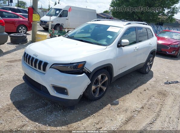 1C4PJLDB5KD209643 2019 JEEP CHEROKEE Белый Передняя левая четверть