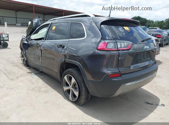 1C4PJLDB5KD428733 2019 JEEP CHEROKEE Gray Trasero izquierdo