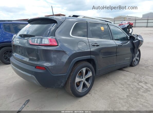 1C4PJLDB5KD428733 2019 JEEP CHEROKEE Gray Trasero derecho