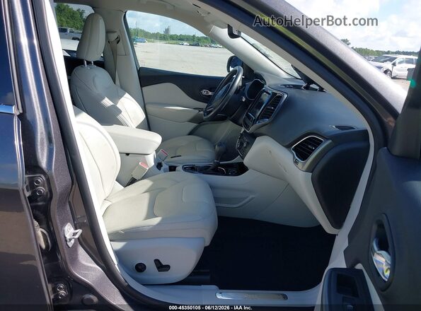 1C4PJLDB6KD278423 2019 JEEP CHEROKEE Gray Вид салону спереду