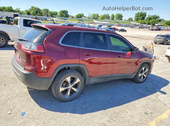 1C4PJLDB6KD302297 2019 JEEP CHEROKEE Burgundy Հետևի աջ