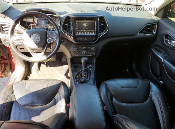 1C4PJLDB6KD302297 2019 JEEP CHEROKEE Burgundy Առջևի վահանակի տեսք