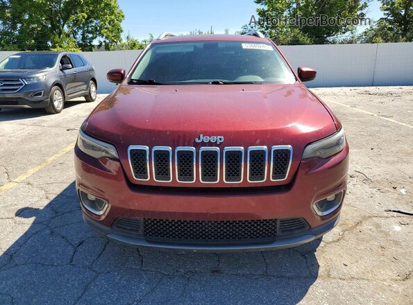 1C4PJLDB6KD302297 2019 JEEP CHEROKEE Burgundy Դիմացի տեսք