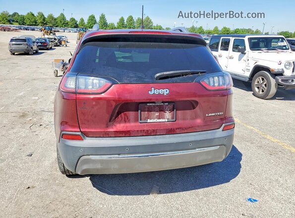 1C4PJLDB6KD302297 2019 JEEP CHEROKEE Burgundy Հետևի տեսք