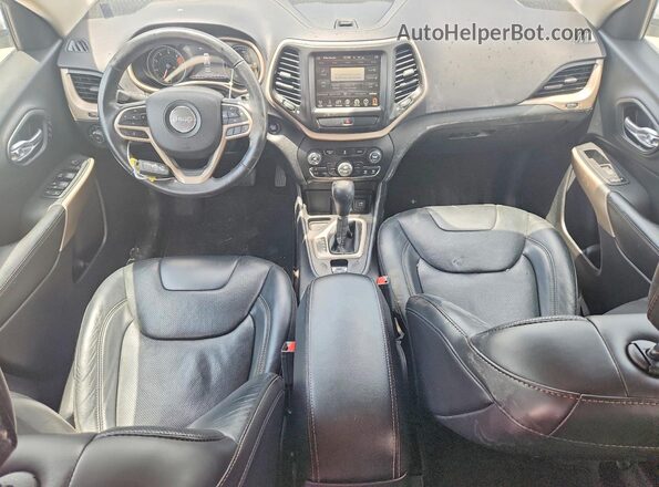 1C4PJLDB7HD231913 2017 JEEP CHEROKEE White Вид панелі приладів