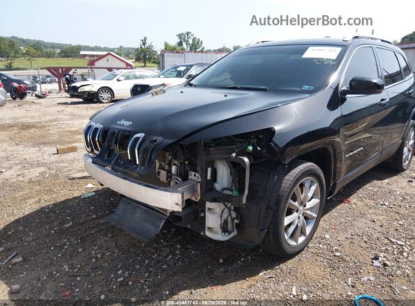 1C4PJLDB7JD568233 2018 JEEP CHEROKEE Black Вид спереду