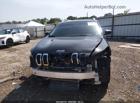1C4PJLDB7JD568233 2018 JEEP CHEROKEE Black Вид щитка приладів