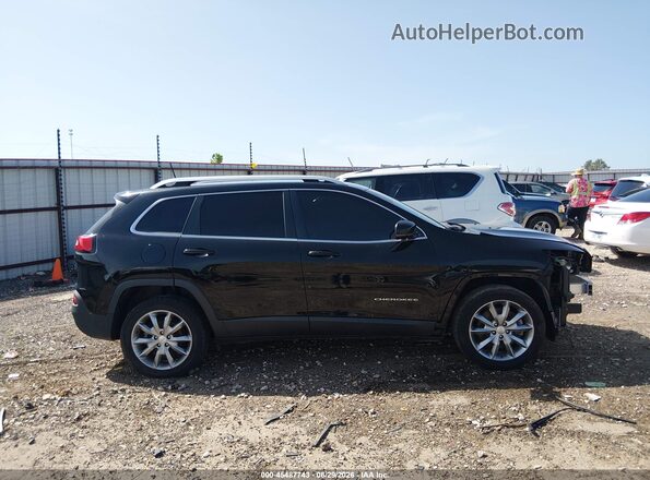 1C4PJLDB7JD568233 2018 JEEP CHEROKEE Black Вид задньої частини салону